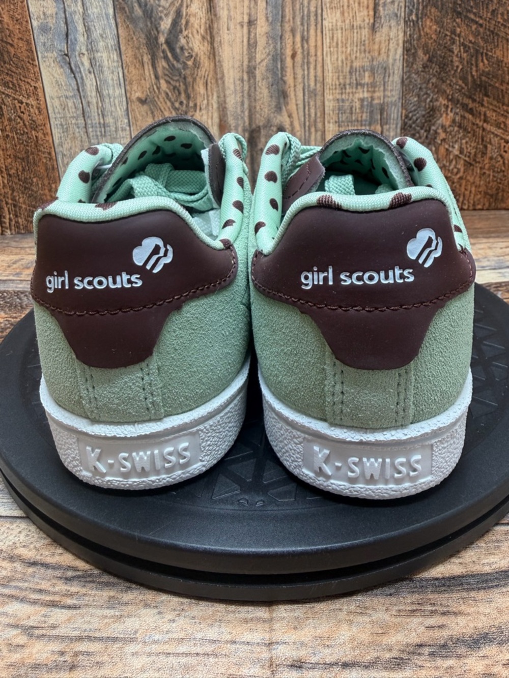 K-Swiss X Girl Scouts K Swiss Thin Mints Court '66 Varsity Low Scout SNEAKERS - Picture 4 of 11